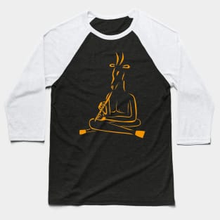 Faun Playing The Flute Baseball T-Shirt